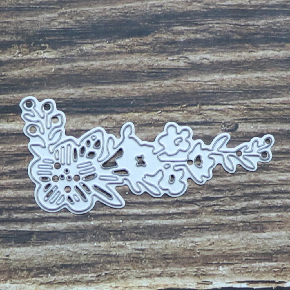 

Flower Leaf Frame Metal Cutting Dies Stencils for DIY Scrapbooking Decorative Embossing DIY Paper Cards