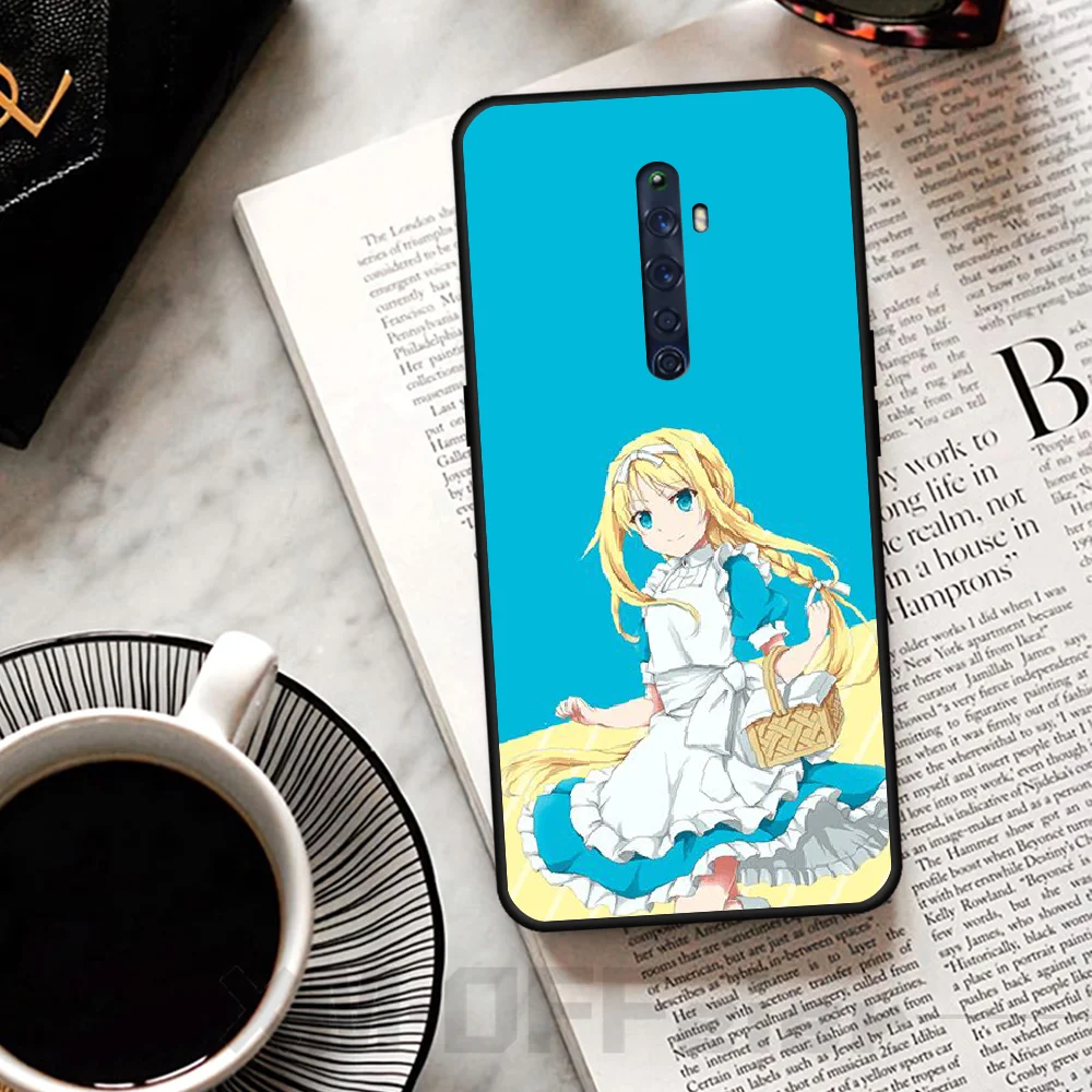 Мягкий силиконовый чехол для телефона BaweiTE Cute girl comics из ТПУ OPPO RENO 2Z R15pro R17pro Realme 2 2pro