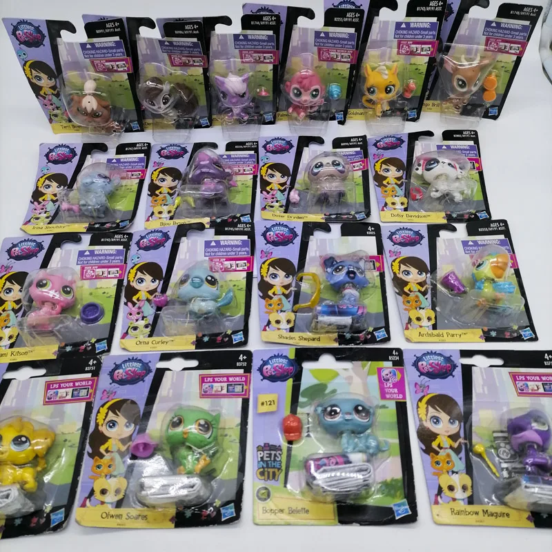 Мини-фигурки домашних животных Hasbro LPS коллекционная аниме игрушка щенок кролик