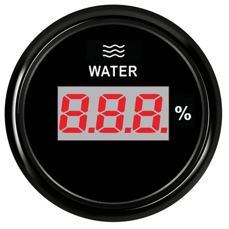 Датчик уровня воды 52 мм 190ohm уровень воды в резервуаре индикатор заряда аккумулятора жидкостный манометр для морской лодки яхты авто красный задний свет 9~ 32 В