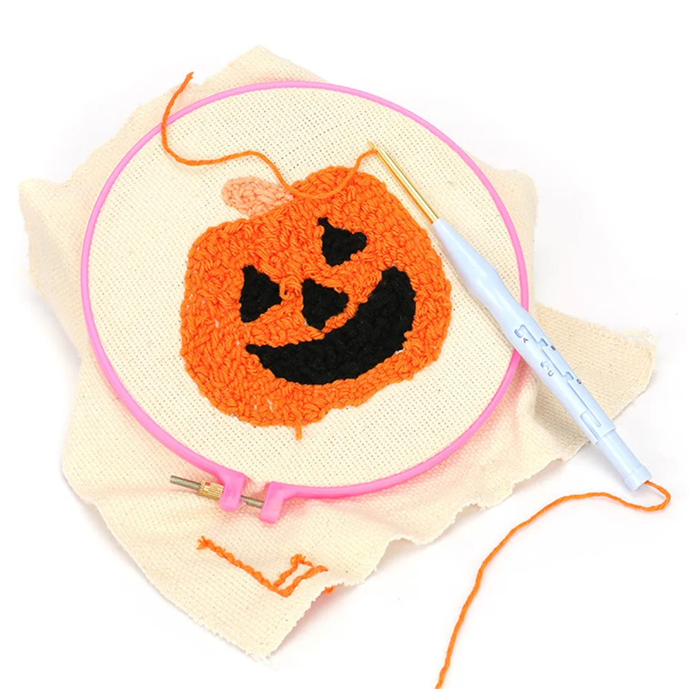 Регулируемая игла для вышивания набор сделай сам крючок коврового покрытия