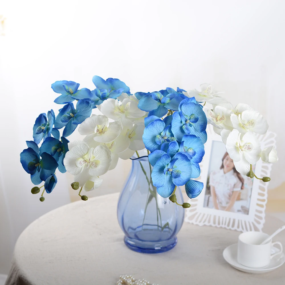 

Artificial Flowers Real Touch Artificial Moth Orchid Butterfly Orchid for new House Home Wedding Festival Decoration