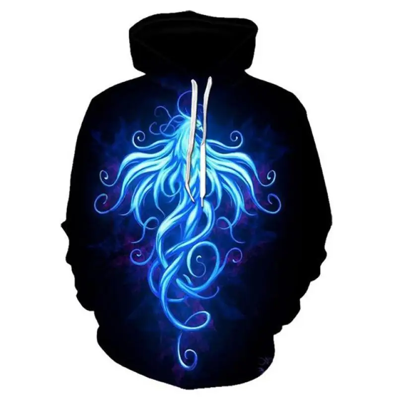 

2022 New Colorful Flame Hoodie 3d Sweatshirt Men/women Hooded Autumn and Winter Coat Mens Clothing Funny Jacket Black Hoodies