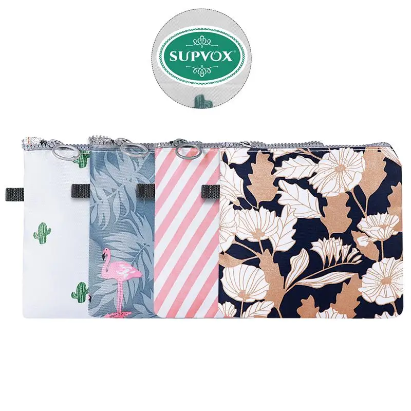 

ROSENICE4PCS Practical Lovely Zipper Waterproof Nursing Pad Holder Sanitary Napkin Pouch Sanitary Napkin Organiser
