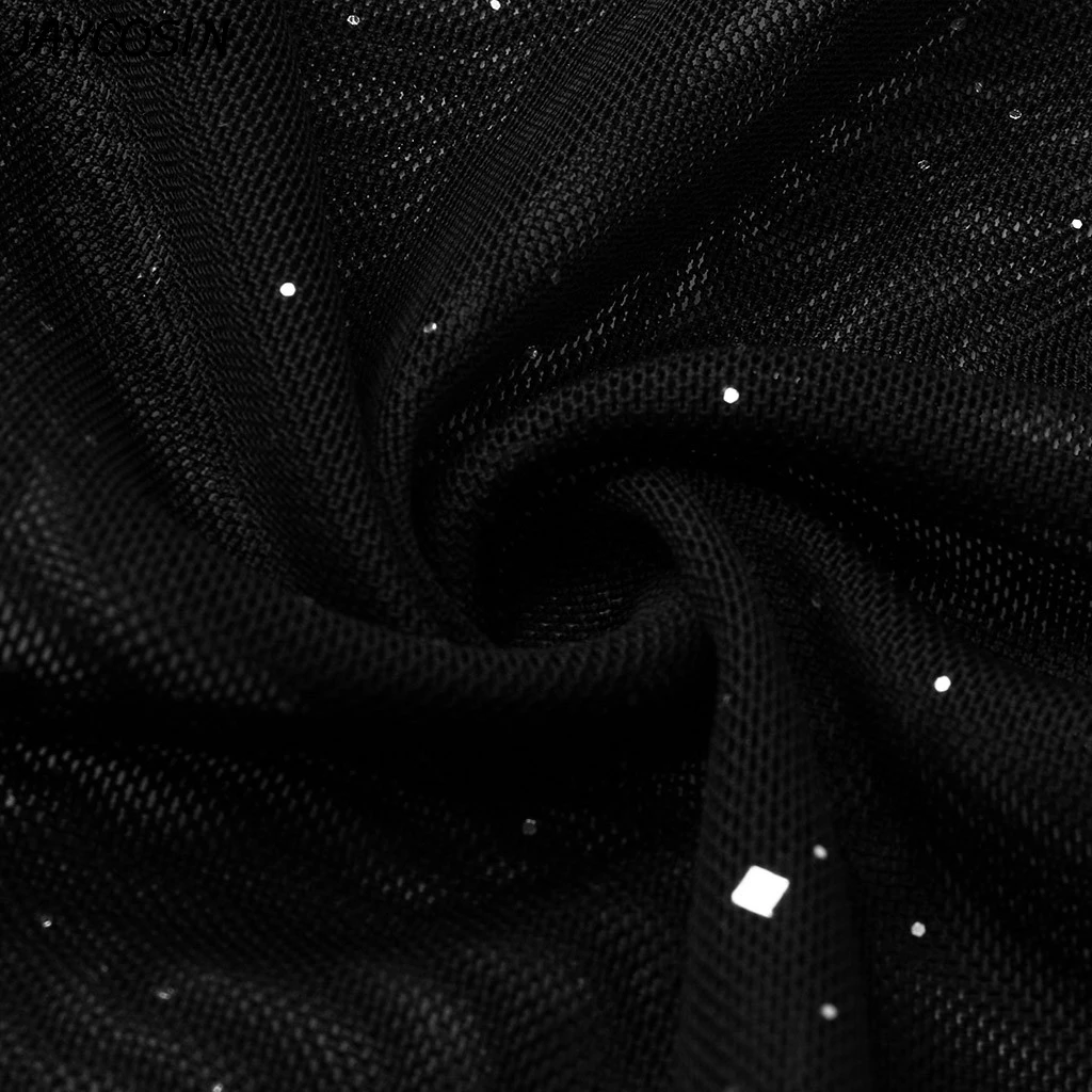 JAYCOSIN женское платье блестящее полупрозрачное Сетчатое лоскутное тонкое рабочее