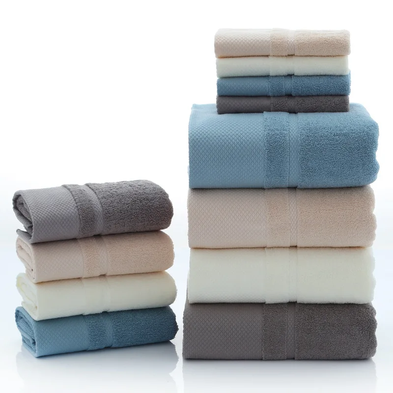 LeRadore 5 шт набор хлопчатобумажных банных Полотенца комплект для взрослых одежда