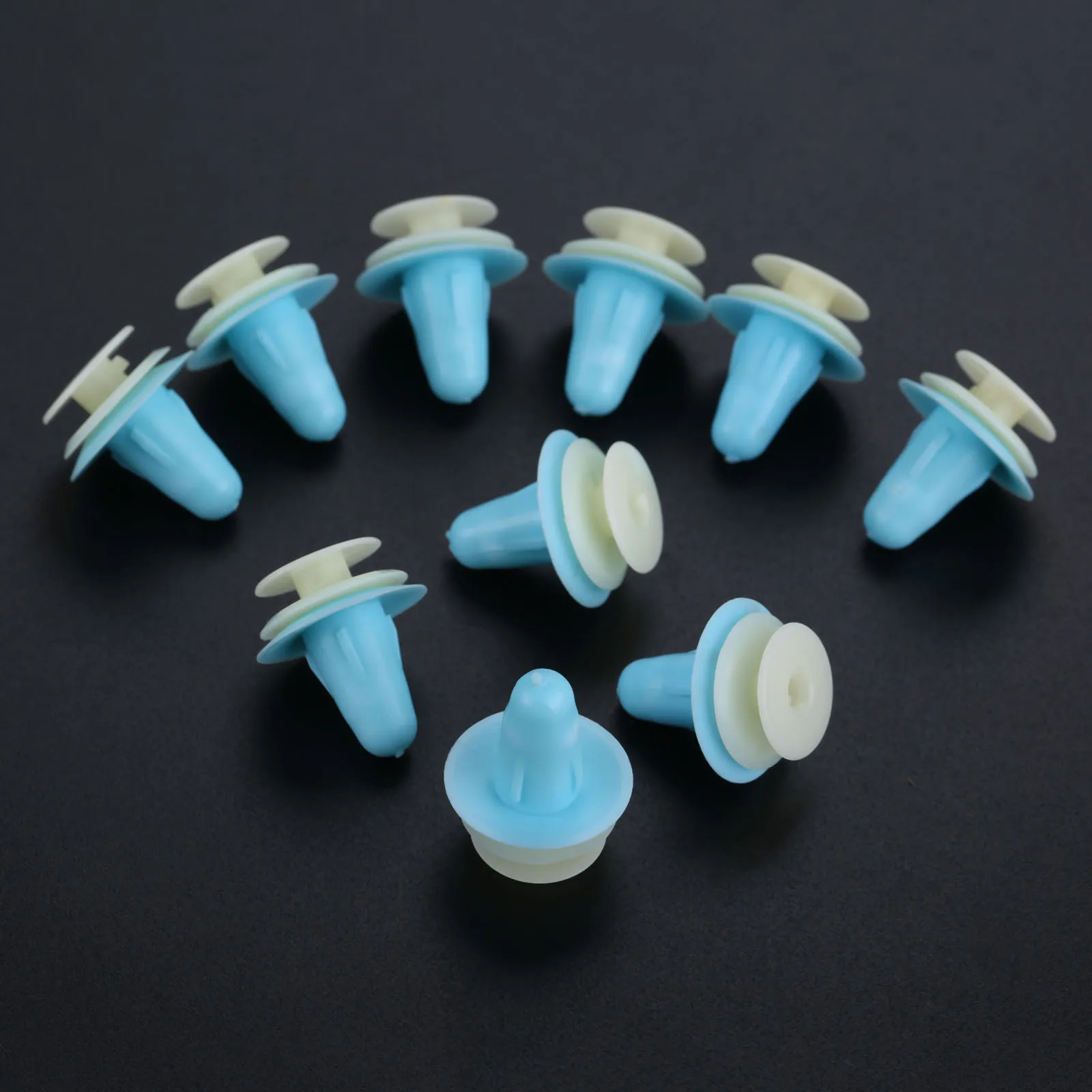 50 шт. универсальный пластиковый Автомобильный крепеж зажим для двери автомобиля