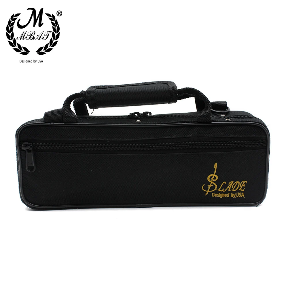 

M MBAT 16 Holes C Tone Piccolo Golden Silver E Key Cupronickel Body Piccolo Woodwind Instrument With Cloth Case Cleaning Cloth