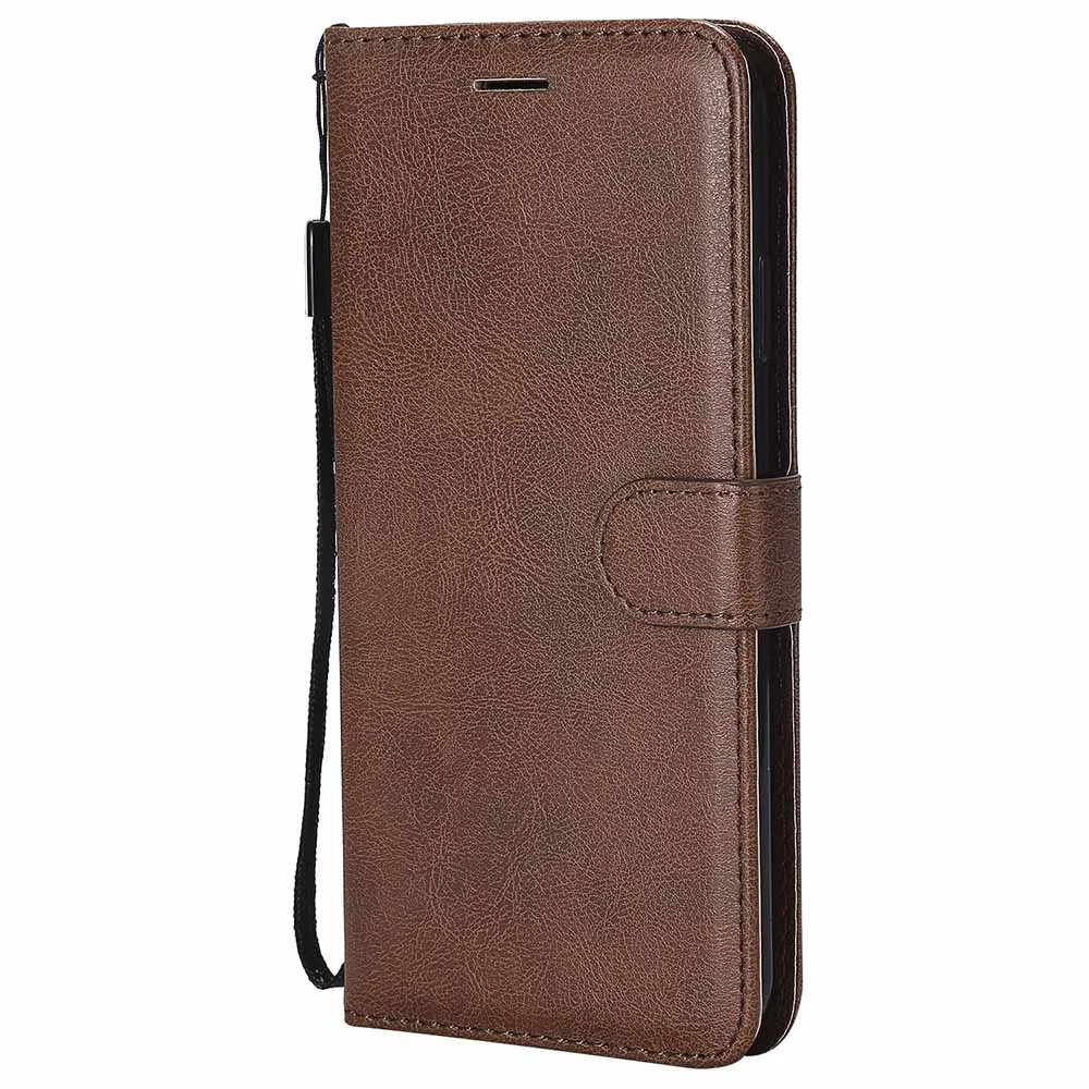 Brown Кожаный чехол-портмоне с откидной крышкой чехол для huawei Honor 10 Lite P8 P9 P10 P20 P30 Pro Коврики 8 9 20 P9 Lite mini P Smart крышка чехол B128 - Цвет: Brown