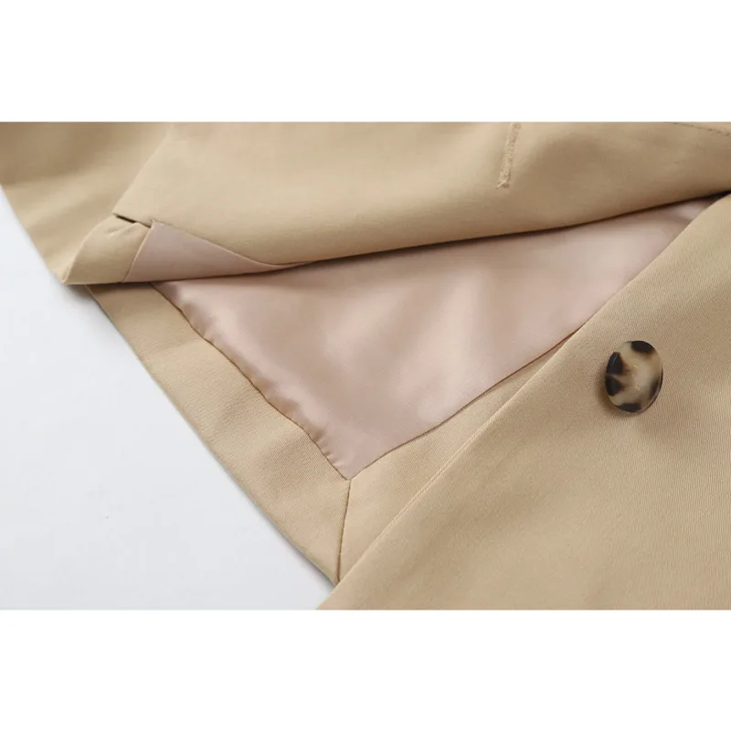 

PEONFLY Women 2021 Fashion Office Ladies Single Breasted Blazer Coat Vintage Long Sleeve Pockets Female Outerwear Chic Tops