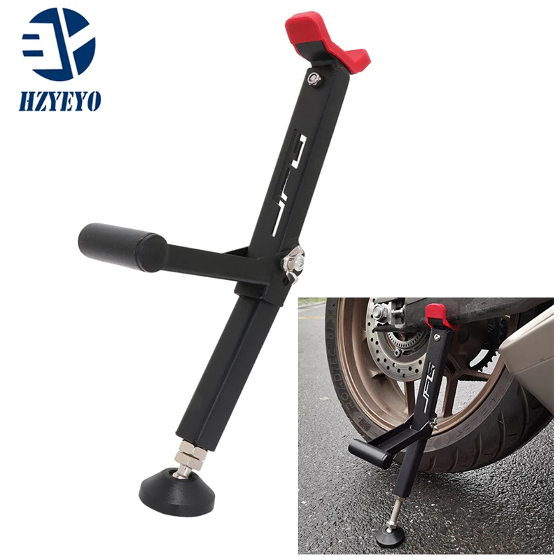 Легко носить с собой ручной Поддержка мотоцикла односторонний загон колесико