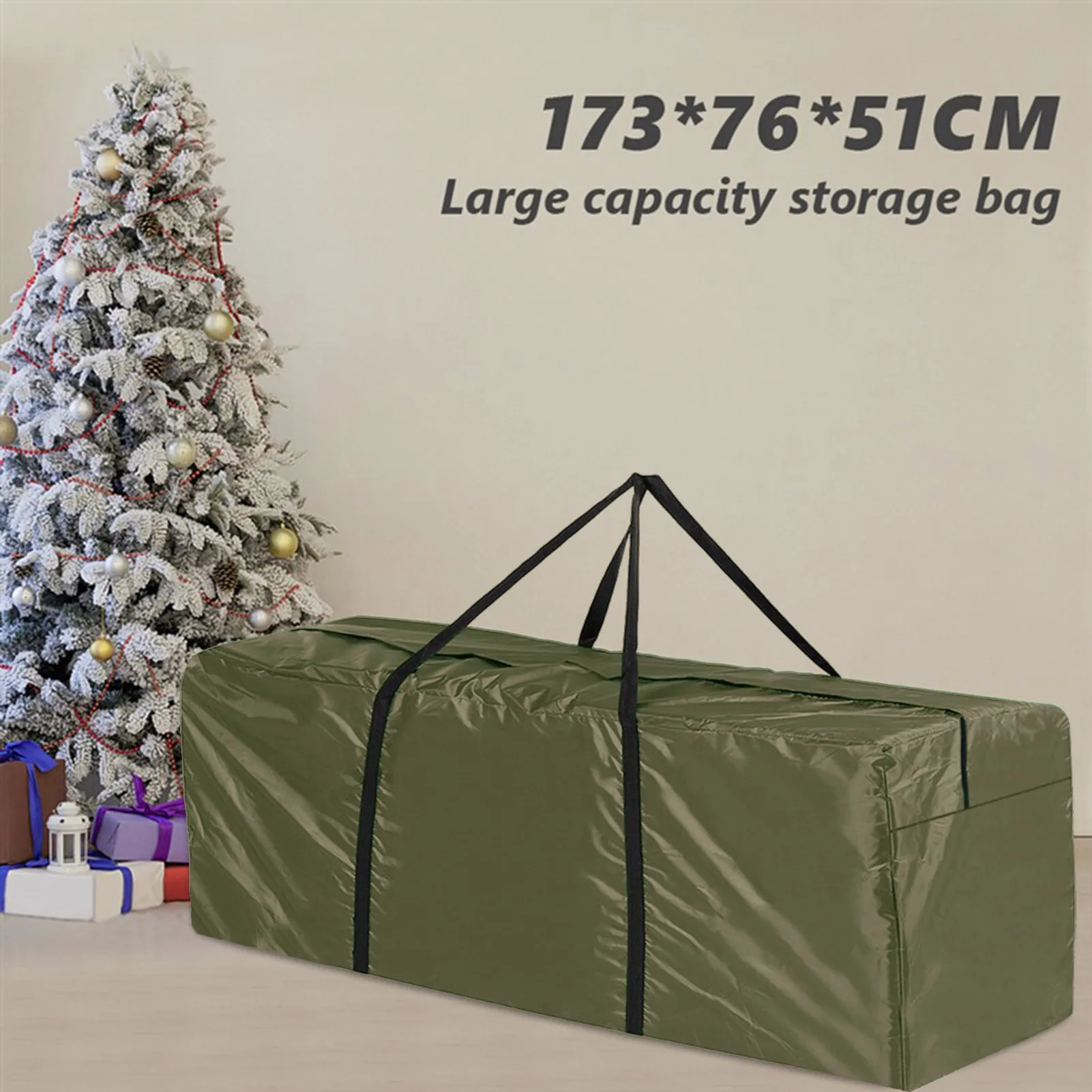 Зеленая Большая водонепроницаемая мебельная подушка сумка для хранения