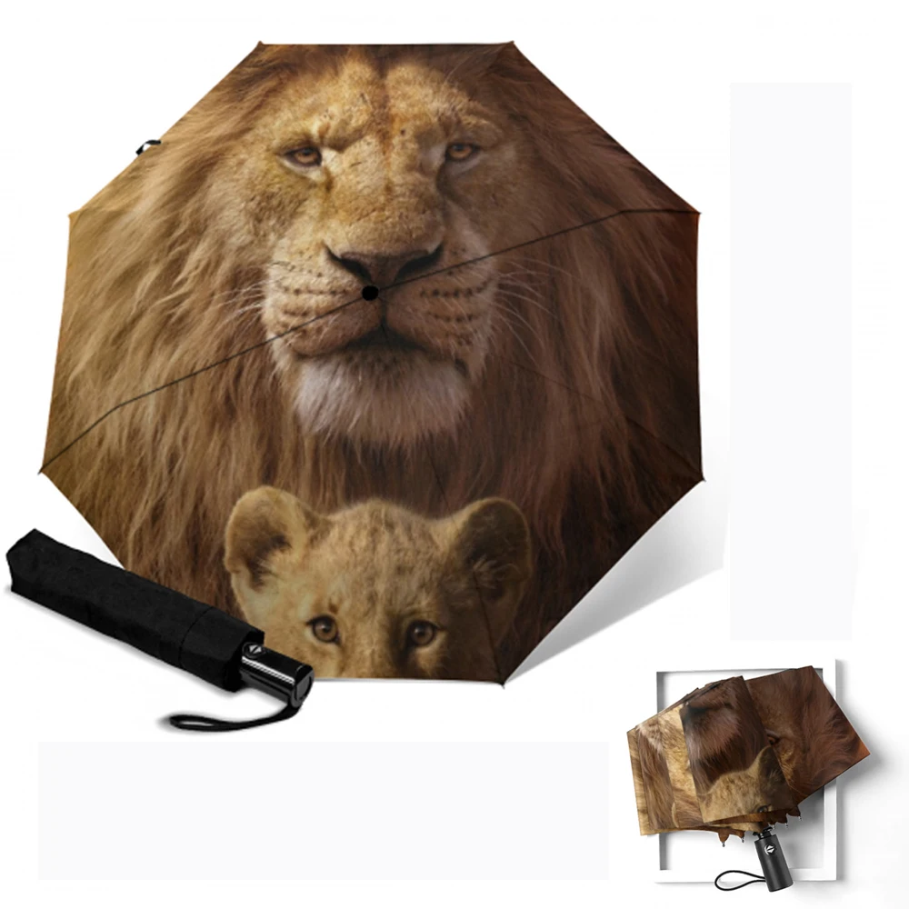 Полностью автоматический зонт женские зонты зонтик от солнца и дождя для улицы