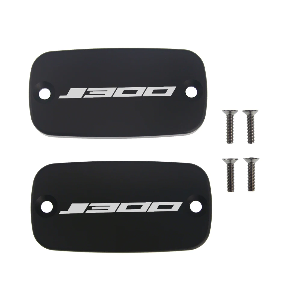 

Accessories Aluminum Alloy Motorbike Brake Fluid Reservoir Tank Cap Cover For Kawasaki J300 2014-2017