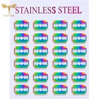 Мужские серьги, серьги-гвоздики для бритвы, аксессуары для ушей из нержавеющей стали цвета радуги, модные мужские подарки, женские ювелирные изделия, перепродажа