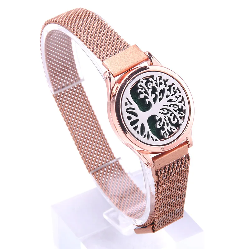 Браслет-медальон из нержавеющей стали для ароматерапии | Украшения и аксессуары