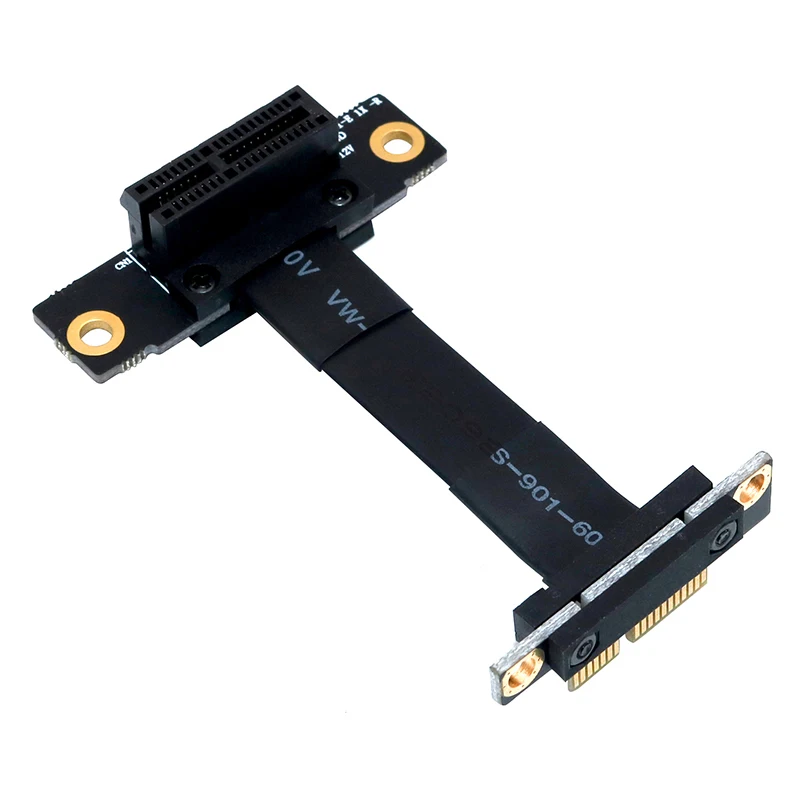 Кабель расширения PCIE X1 двойной 90 градусов PCIe 3 0x1 до x1 8 Гбит/с PCI Express 1x|Компьютерные