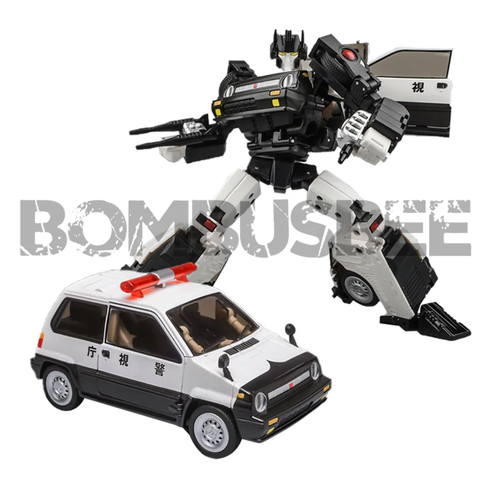 

【In Stock】X-Transbots MasterX MX-17T Taiho Skids Reissue Version with 2 Policewomen Figure Set of 3 Transformation Figure