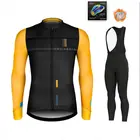 Костюм для велоспорта шерстяной мужской, уличная спортивная одежда, Триатлон, зима 2021
