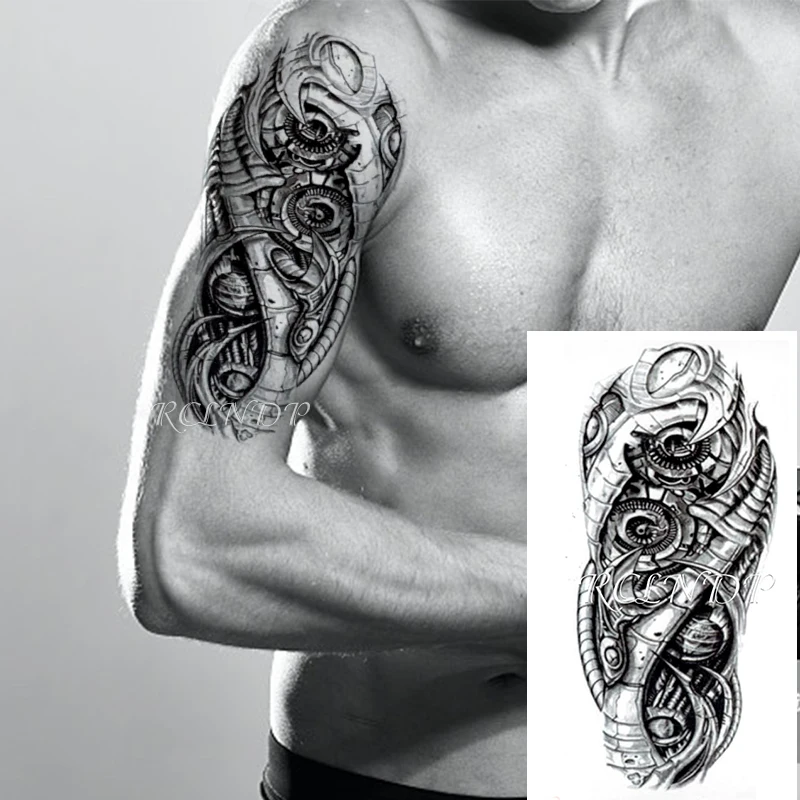 Водостойкая Временная тату наклейка искусственная татуировка для мужчин и