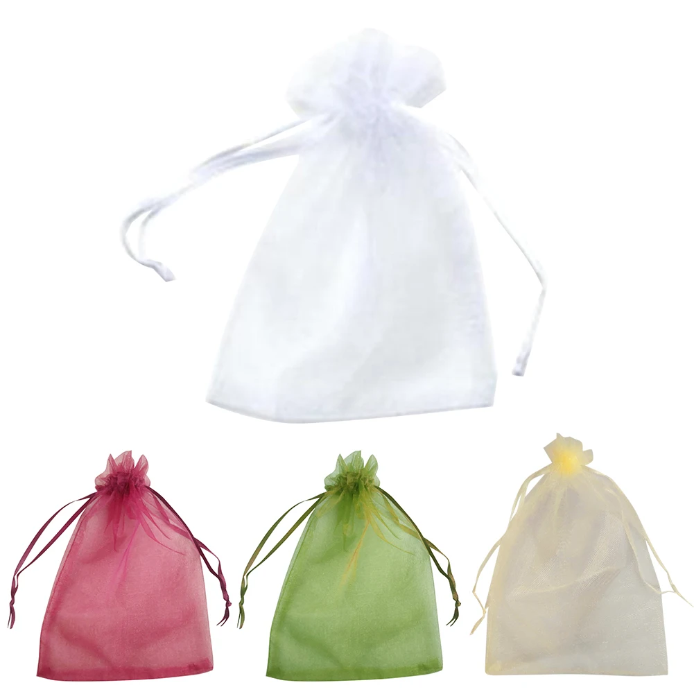 Practical Fruits Plant Nursery Bags Grapes Gardening Protection Drawstring Mesh Bag Home Candy Pearl Storage | Дом и сад
