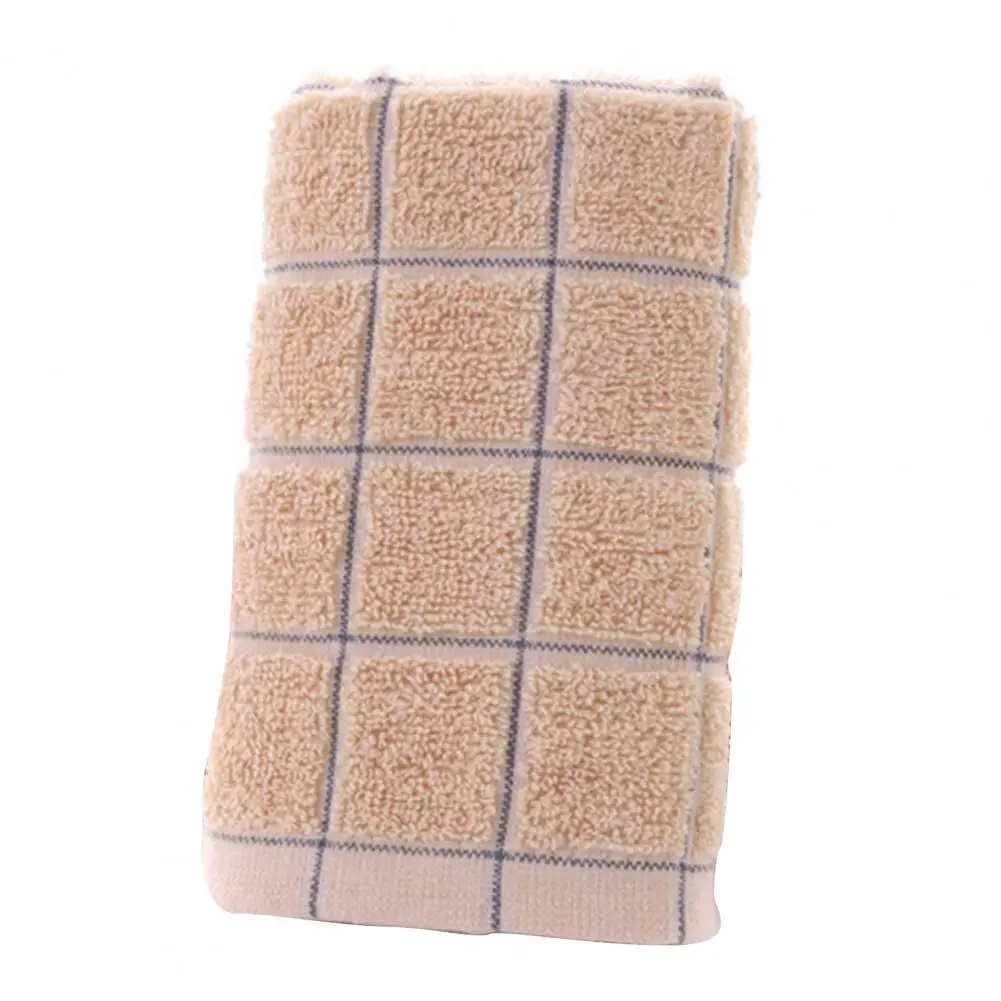 

Towel Grid Design Reusable Cotton Home Shower Towel for Bathing