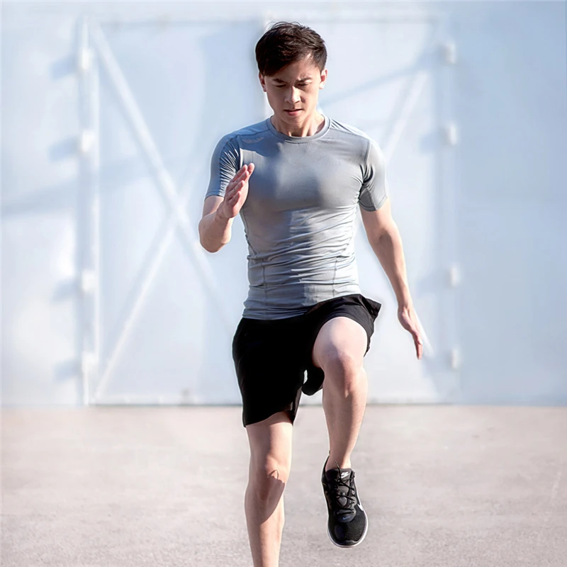 Zenph мужские футболки для спортзала с коротким рукавом и круглым вырезом