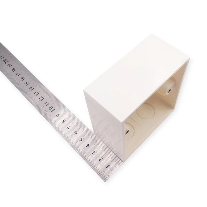 Высококачественная внешняя Монтажная настенная коммутационная коробка 86*86*43 мм