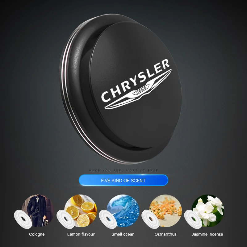 Автомобильный вращающийся освежитель воздуха с логотипом автомобиля