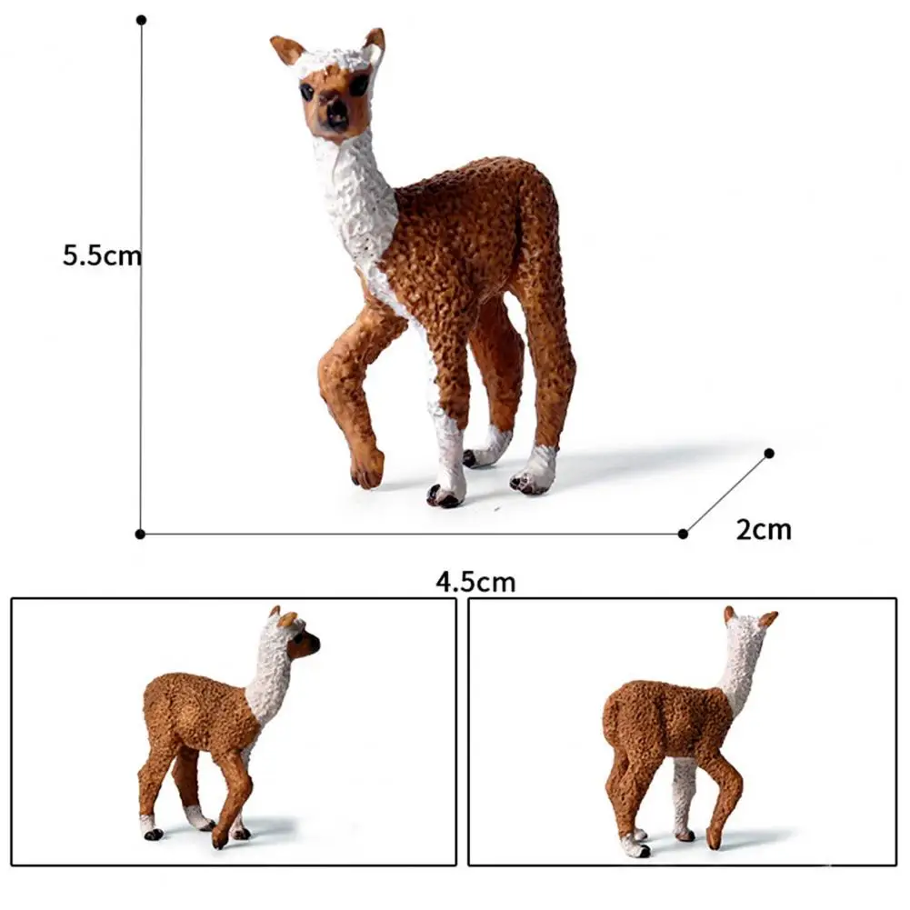 

Simulation Alpaca Model Animal Design Display Mold Home Decoration Supplies Simulation Alpaca Model Display Mold