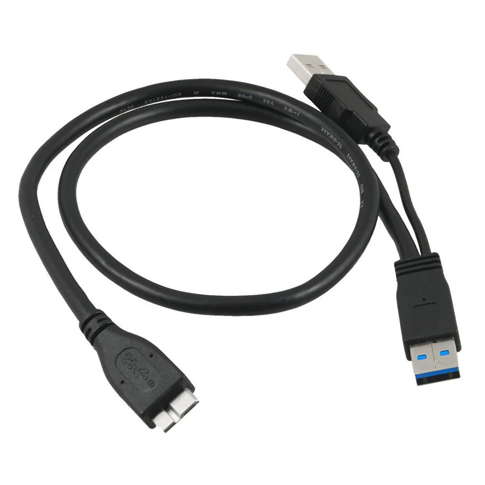 Полезный кабель HDD USB 3 0 тип A черный разъем штекер к Micro B Y для мобильного 60
