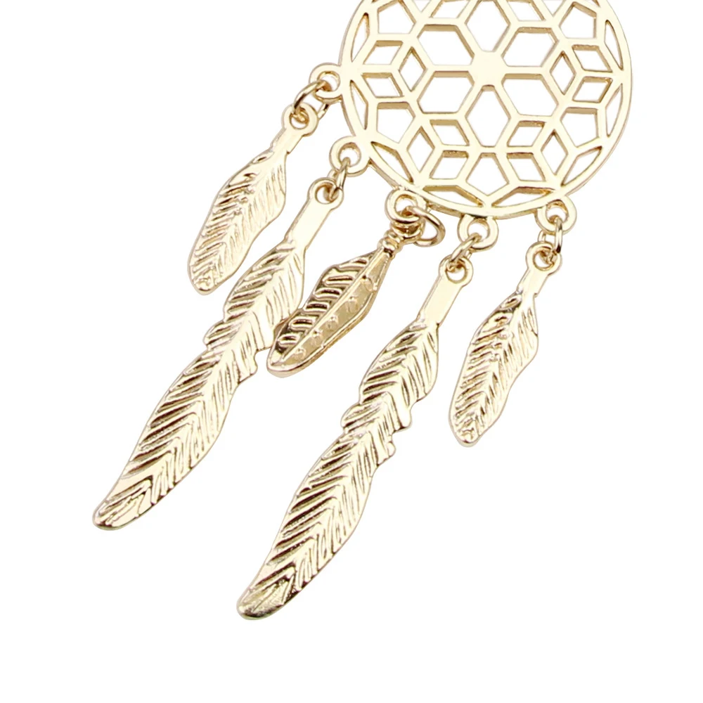 Модное кольцо для ключей Пряжка кулон брелок телефона Ловец снов форма милые