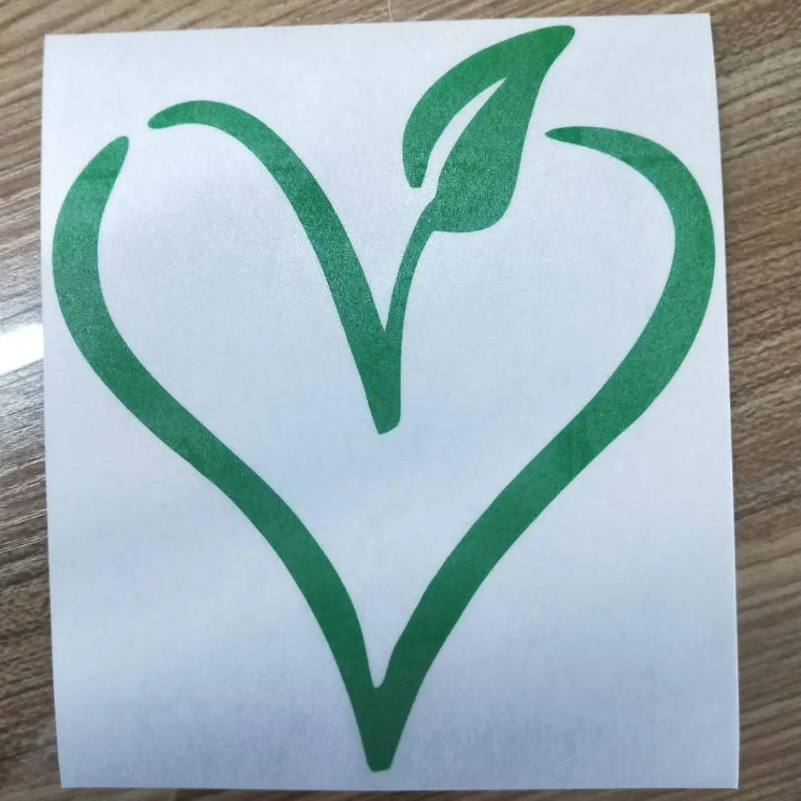 13 см * 15 интересные веганских материалов сердце нежный прекрасный Виниловая