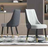 nordic dining chairs solid wood leg chairs for kitchen dining room chairs kitchen chair leather back stool furniture for home