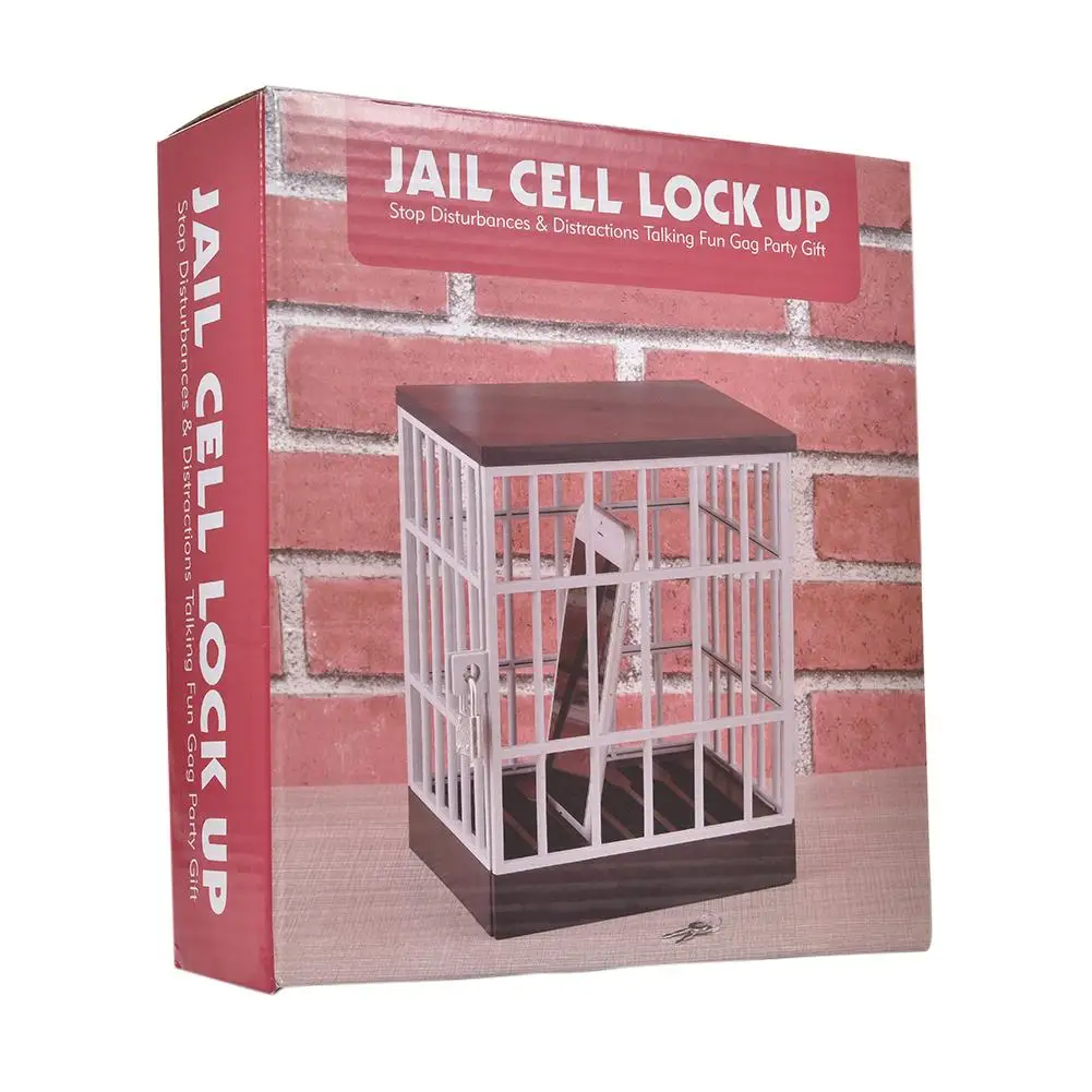 mobile phone jail cell prison lock up smartphone lightweight storage cage holder antistress brinquedos for kids adults party hot free global shipping