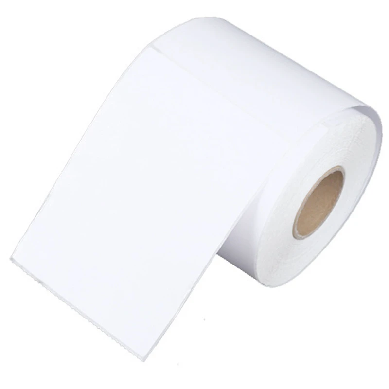 

500 шт., 4x6 дюймов, бумага для Термоэтикеток подходит для термопринтера, совместима с принтером Zebra