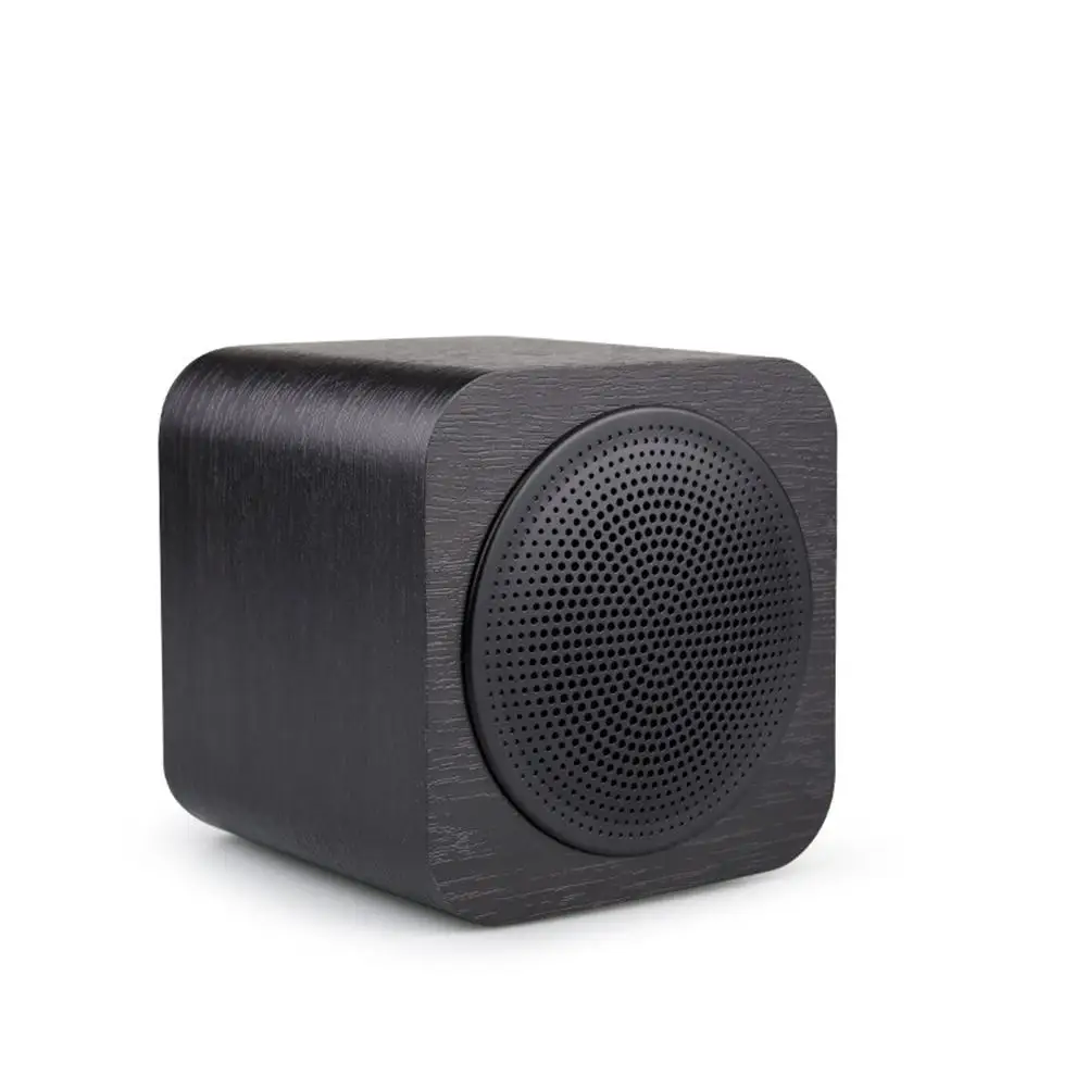Деревянный беспроводной bluetooth динамик светодиодные миниатюрные портативные