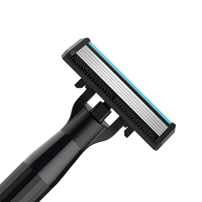 Youpin-afeitadora de barba H300 6 en 1, Original, m&aacute;quina de afeitar Manual, afeitado magn&eacute;tico, herramientas de cuchillas reemplazables-2