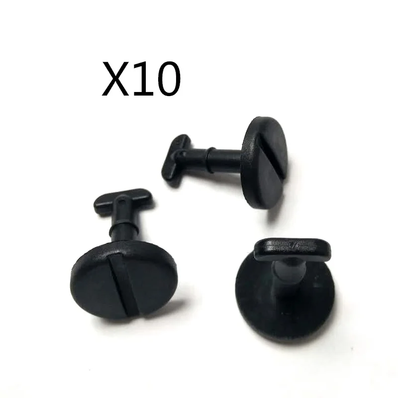 

10X Floormat Twist Lock Clip and Washer, Black for BMW E39 , E46 OE 82119410191, 51471881521