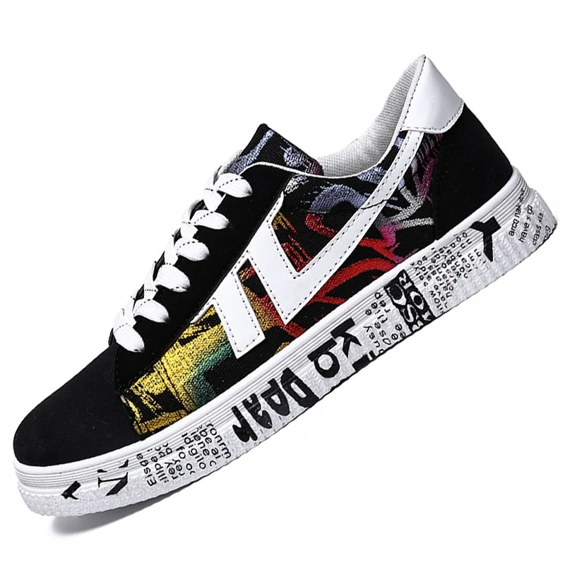 

Fashion Flat Shoes Vulcanized Women's Sports Shoes Lace-up Women's Casual Sports Shoes Suitable for Couples Spring and Autumn