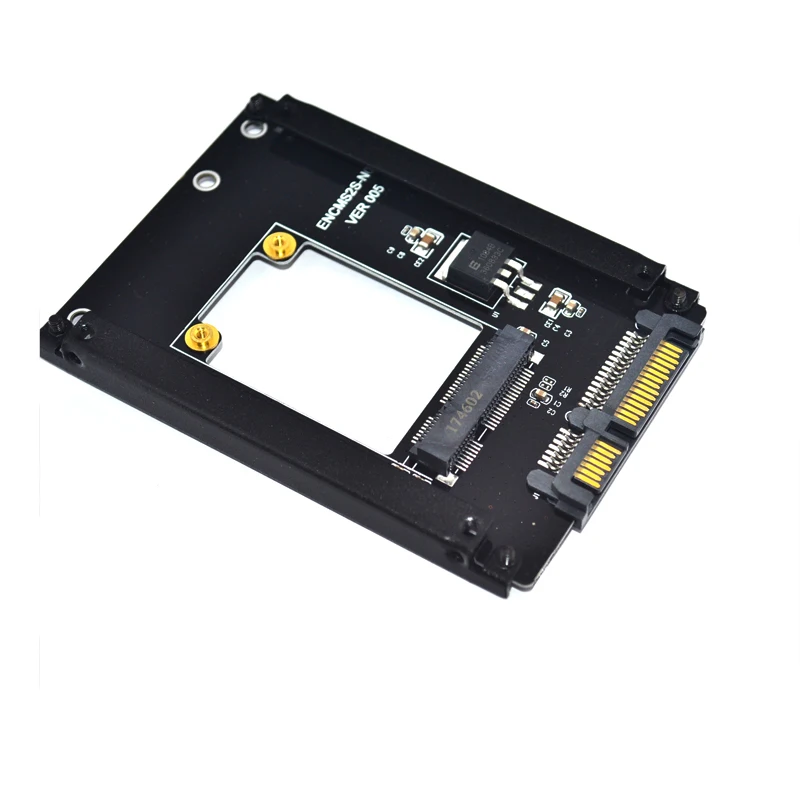

New 50mm 2.5" SATA to mSATA SSD Drive Converter Adapter msata adaptor For Windows2000/XP/7/8/10 for Vista Linux Mac