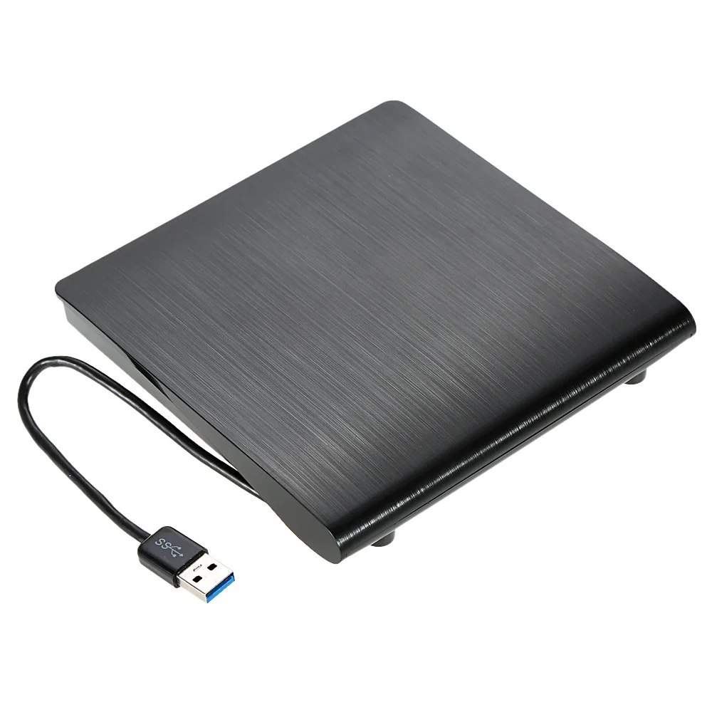 Ультра тонкий портативный USB 3 0 SATA 9 5 мм Внешний оптический диск коробка для ПК