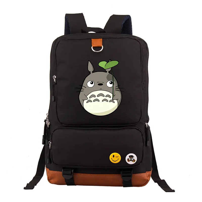 Высокое качество аниме Мой сосед Тоторо печать рюкзак Оксфорд Kawaii школьные сумки