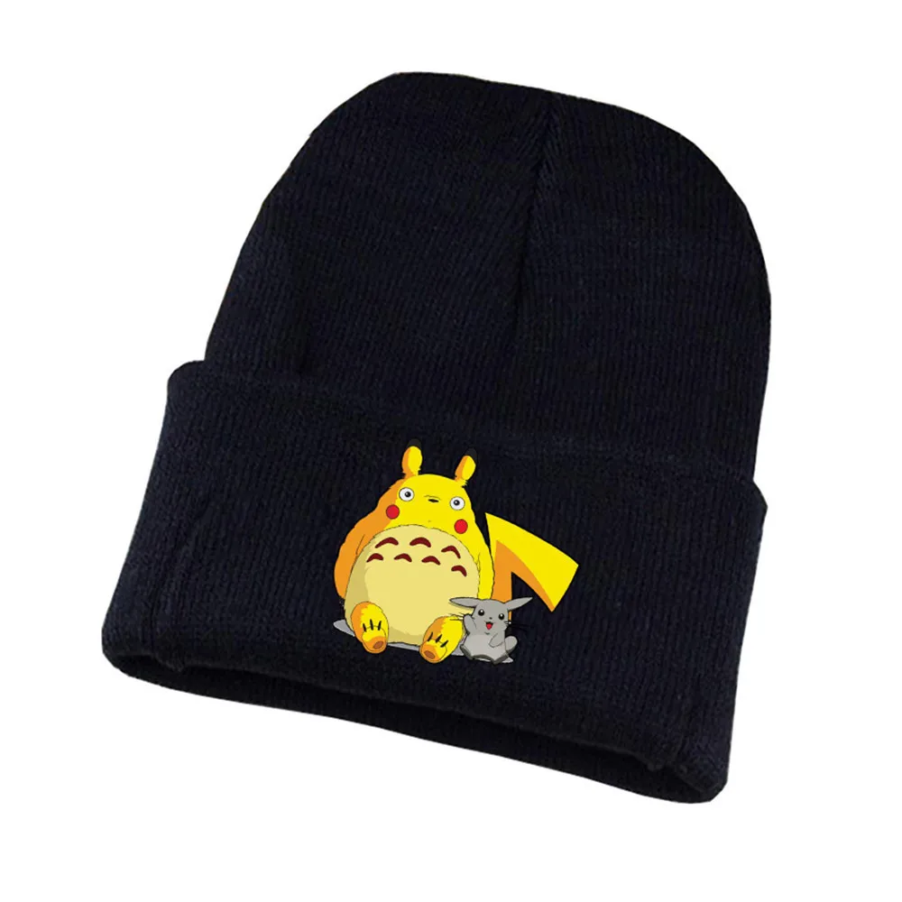 

Anime Chinchilla Lanigera Knitted Hat Cosplay Hat Unisex Print Adult Casual Cotton Hat Teenagers Winter Knitted Cap