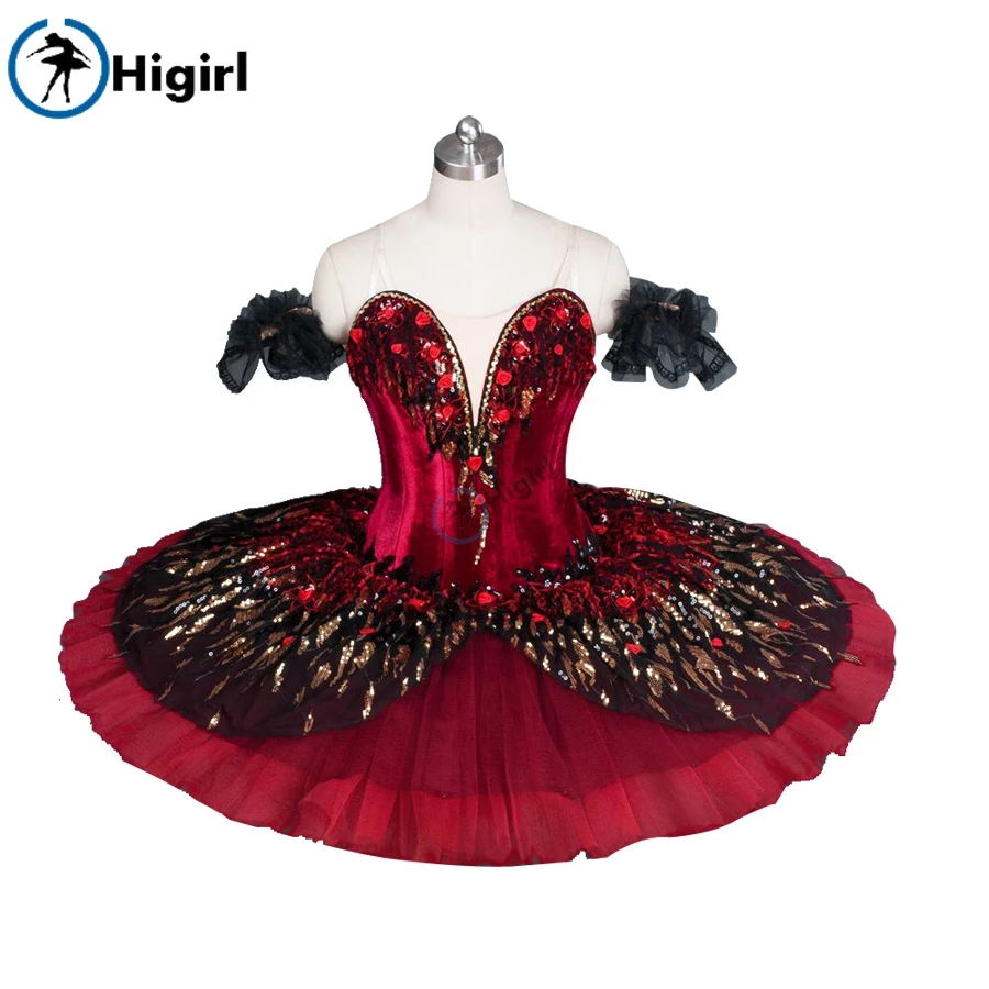 Балетные костюмы профессиональные красные черные BT9045A|swan lake|ballet tutu costumesblack swan lake |