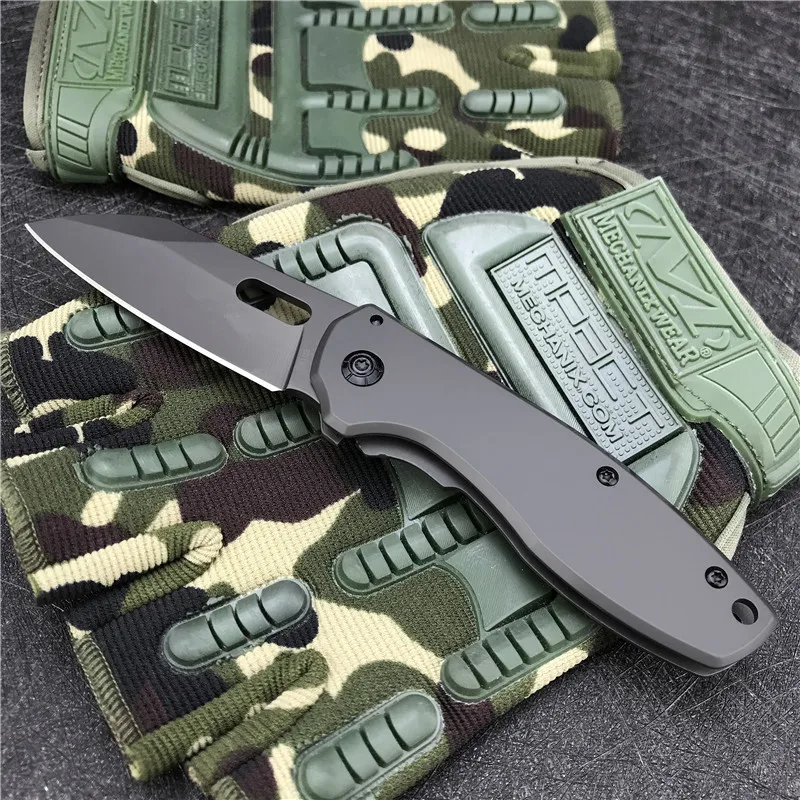 

DA103 Stainless Steel Handle Folding Knife New Blade Mini Knife Tactical Hunting Knives Survival Camping EDC Tool Pocket Knife