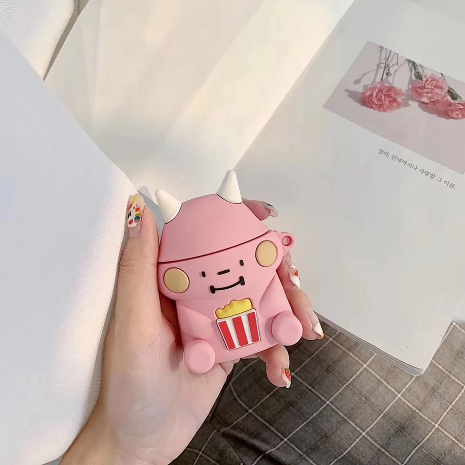 Чехол для наушников для AirPods, силиконовый чехол с милым рисунком, различные бисквиты, силиконовые рукава для наушников, гарнитура, сумка, аксессуары