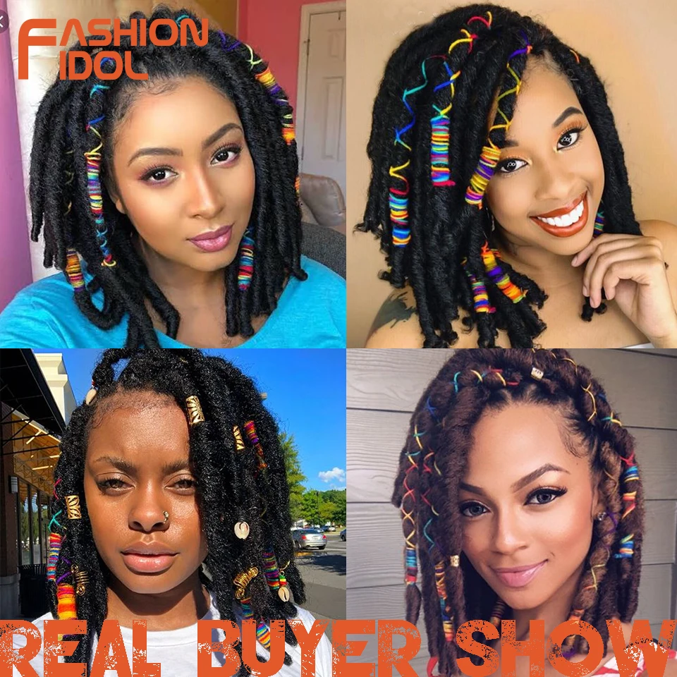 Модные IDOL 12 дюймов нитей искусственные косички синтетические плетеные мягкие