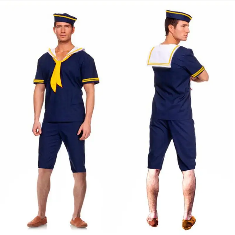 Sexy Suit Cosplay Role Clothes Sailor Costume Men's Navy Uniform Factory Outlet halloween costumes for men adult | Тематическая