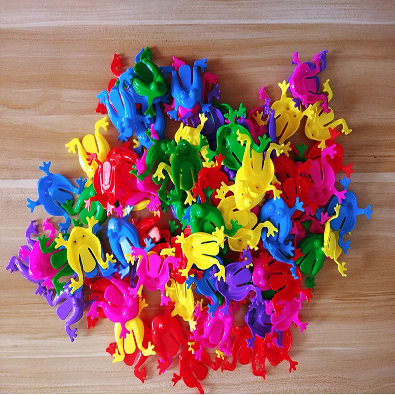 Обучающие игрушки на день рождения экшн ранцы прыгающие лягушки новинка разные